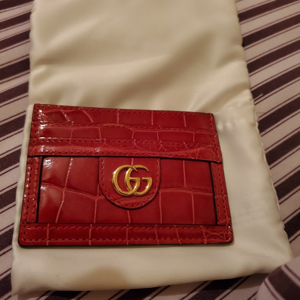 Authentic Gucci card case!